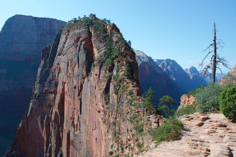 Would you hike the chains sections of Angel's Landing in Zion?