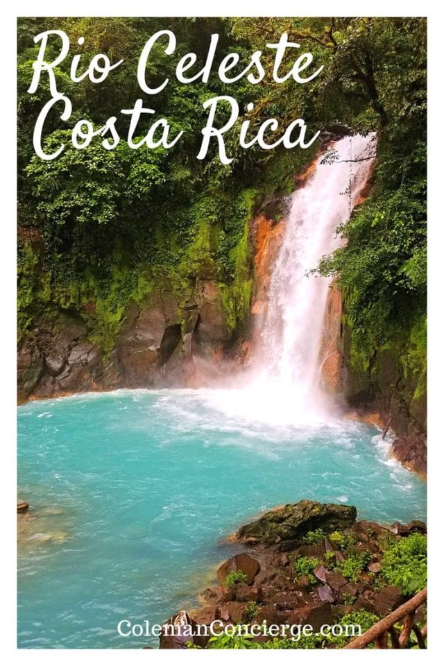 Have you ever wondered what makes Costa Rica's iconic river and waterfall, the Rio Celeste so blue? Click pin to find out more about Costa Rica's most famous natural wonder including 13 tips you must know before visiting including the source of the stunning blue color. #CostaRica #Waterfalls #RioCeleste