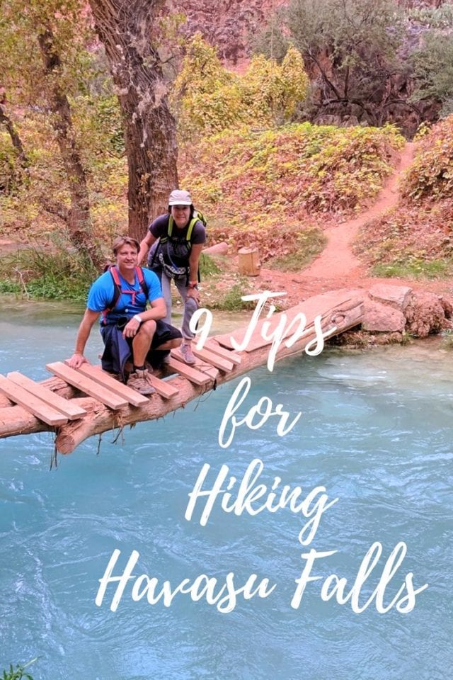 Is Havasu Falls & Havasupai Canyon really worth the 10-mile hike? Havasu Falls is one of the most spectacular falls in Arizona, so YES, definitely worth it! The logistics that go into planning this epic hike are many, and it's important to know what you are getting yourself into. Click pin to learn what you need to know. #Havasu #Arizona #HavasuFalls