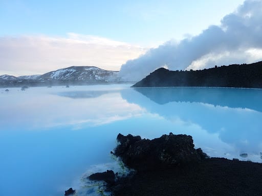 The unexpected landscape of the Blue Lagoon Iceland