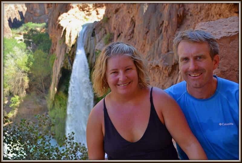 Jenn and Ed at Havasu Falls