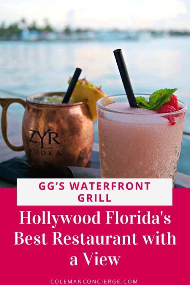 Combine iconic history, affordably priced seafood, and delicious steaks. Compliment with a dockside location offering magnificent views of daily sunsets. The result is GG’s Waterfront Grill, a can't miss dining experience in Fort Lauderdale / Hollywood Beach Florida. #HollywoodBeach #BestRestaurants #FortLauderdale #RomanticRestaurants #Florida