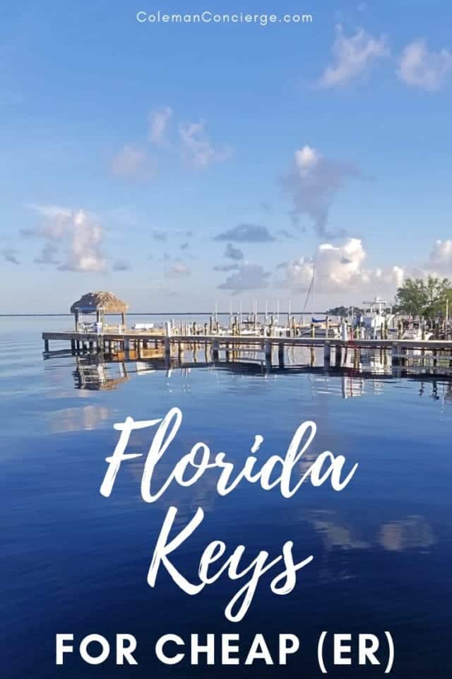 Dock in Florida Keys