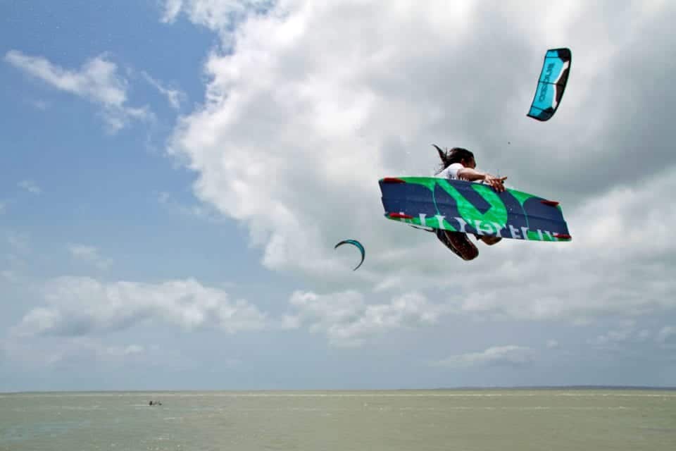 Kite Boarder in Kalpitiya Sri Lanka by Grace @ Extreme Nomads