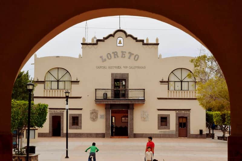 Loreto town square - a must do Baja adventure