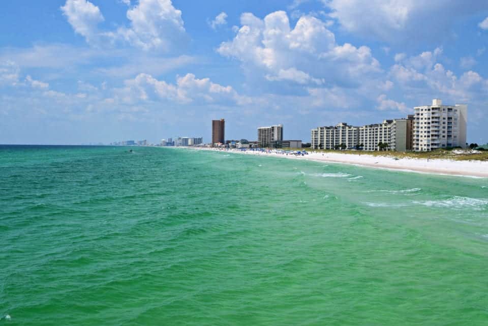 Panama City Beach from St Andrews State Park