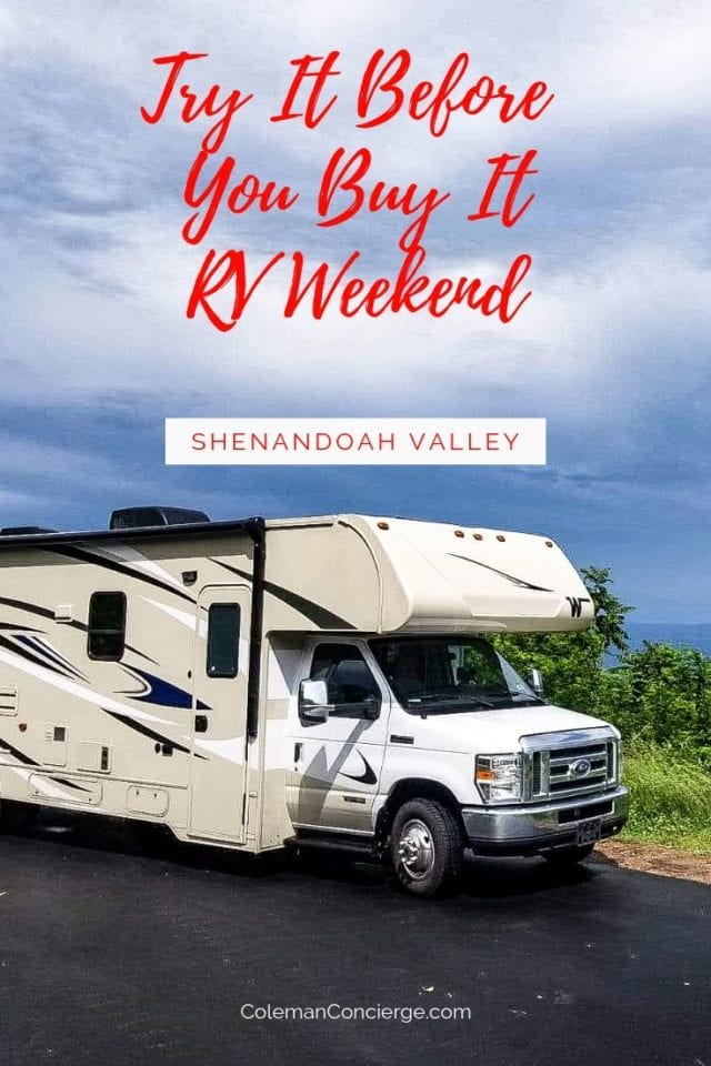RV in Shenandoah National Park