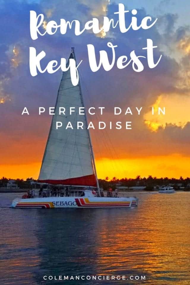 Romance is more than just in the air on Key West. It’s in the water, the sunset, the history, and the unique vibe of this little slice of heaven. Click for our tips to find your perfect romantic day in Key West. #KeyWest #Romantic #Florida #CouplesTravel #RomanticGetaway