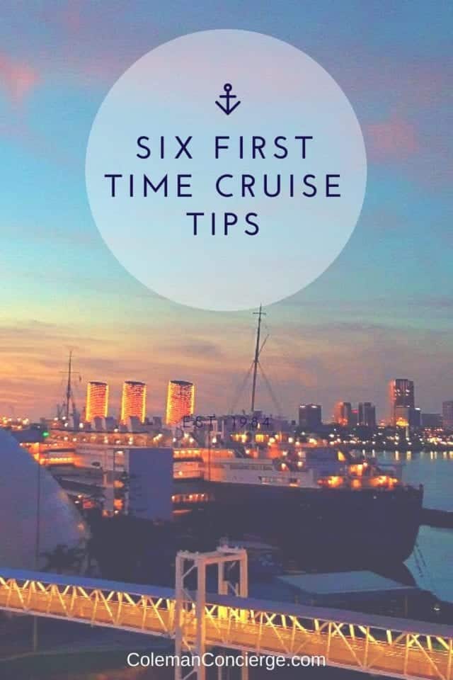 Taking your 1st cruise and unsure of what to expect? Learn from our mistakes! Check out our six cruise tips we wish we knew before we embarked our first cruise. #CruiseTips #Baja #Cruise #California