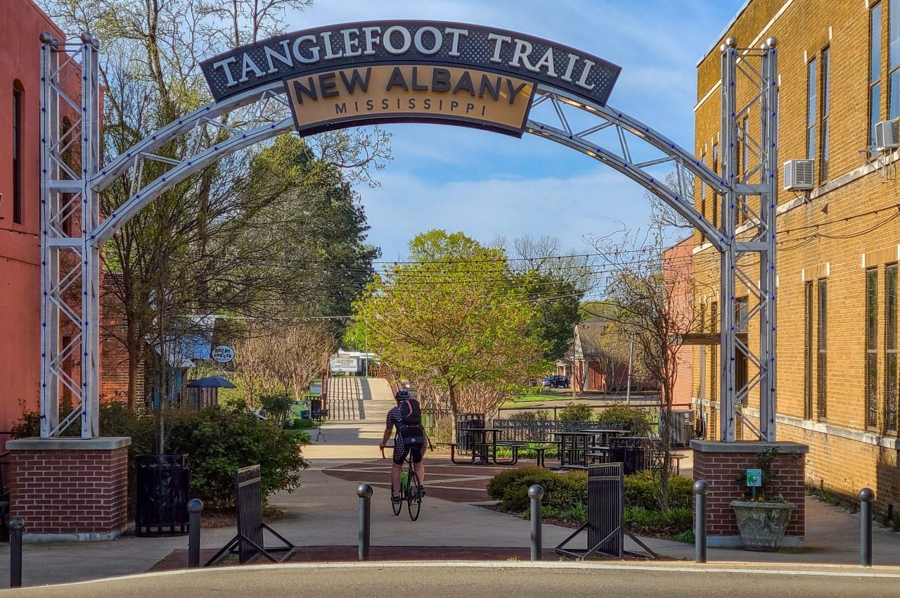 Tanglefoot Trail entrance