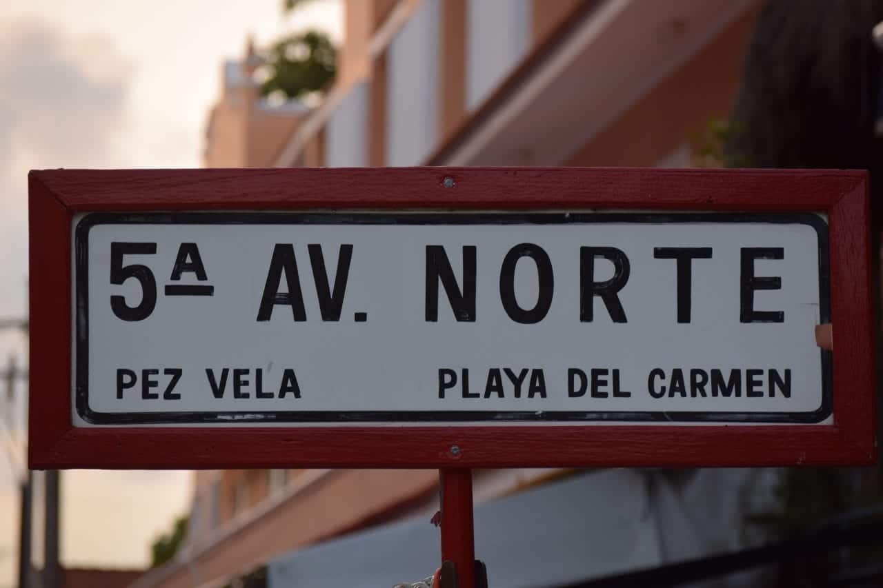 5th Avenue in Playa del Carmen via Canva