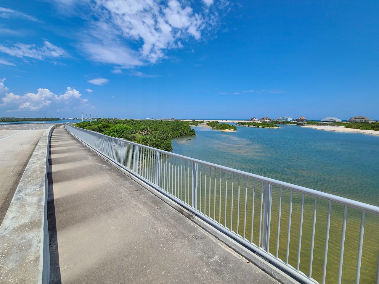 A1A Flagler to St. Augustine- riding over the Matanzas Inlet