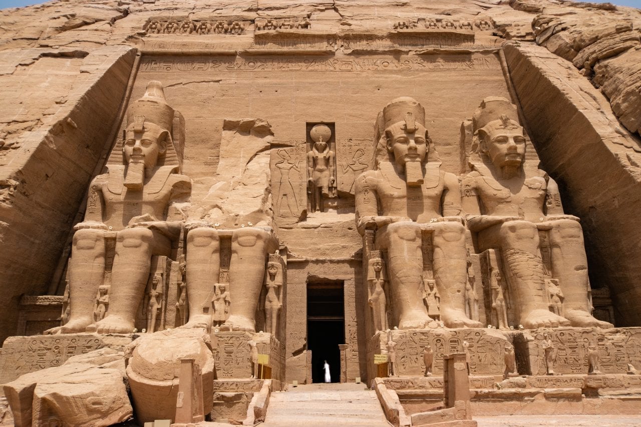 Great Temple at Abu SImbel (all the statues are Ramesses II)