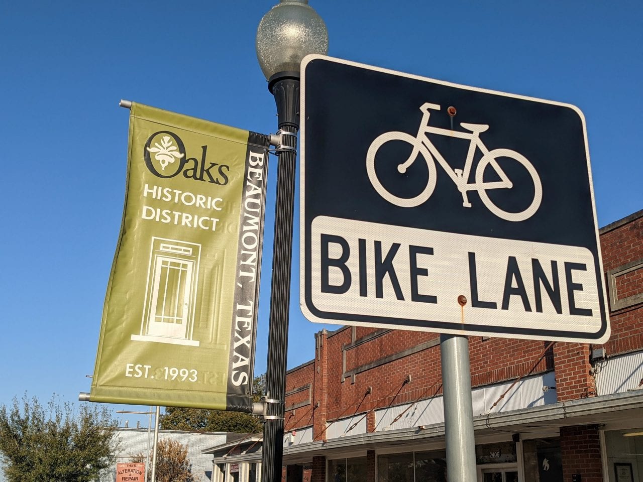 Beaumont biking - Calder Ave bike lanes