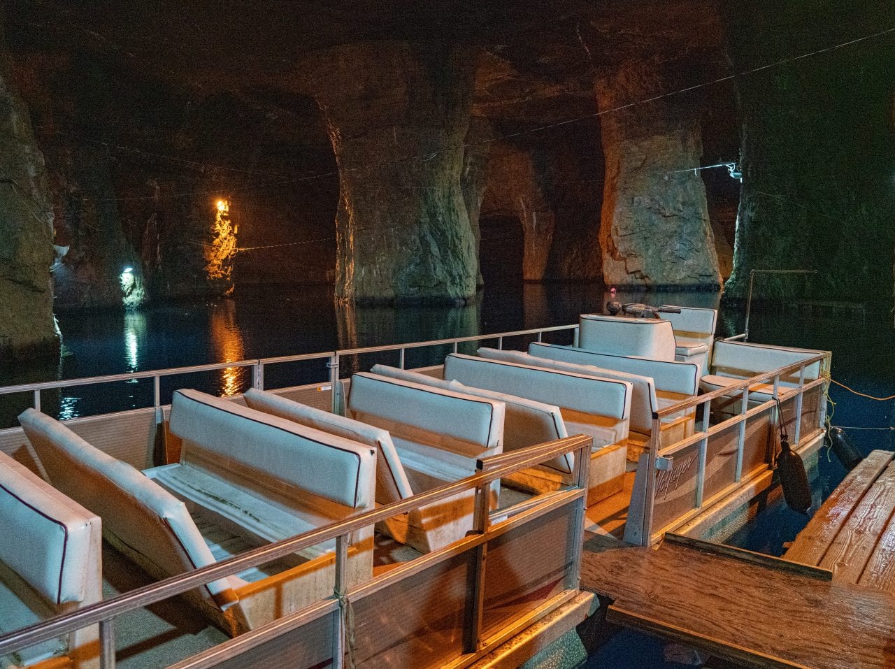 Boat at the Bonne Terre Mine