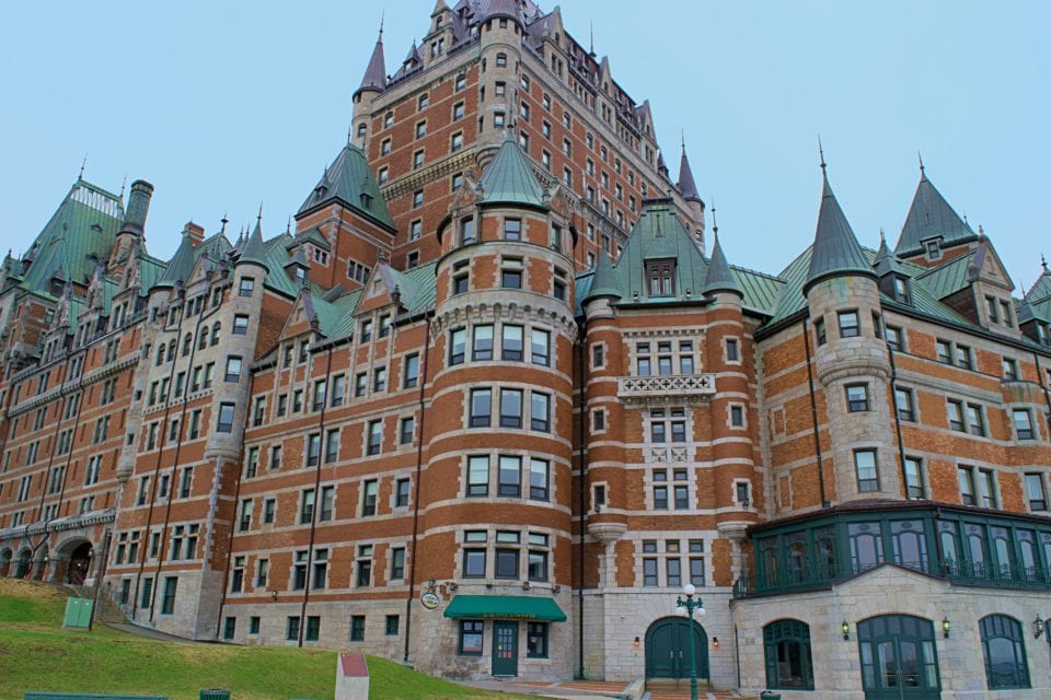 Chateau Frontenac is the most photographed building in Quebec City