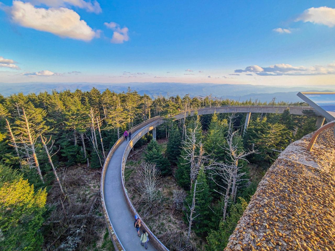 View from the Clingmans Dome observation tower