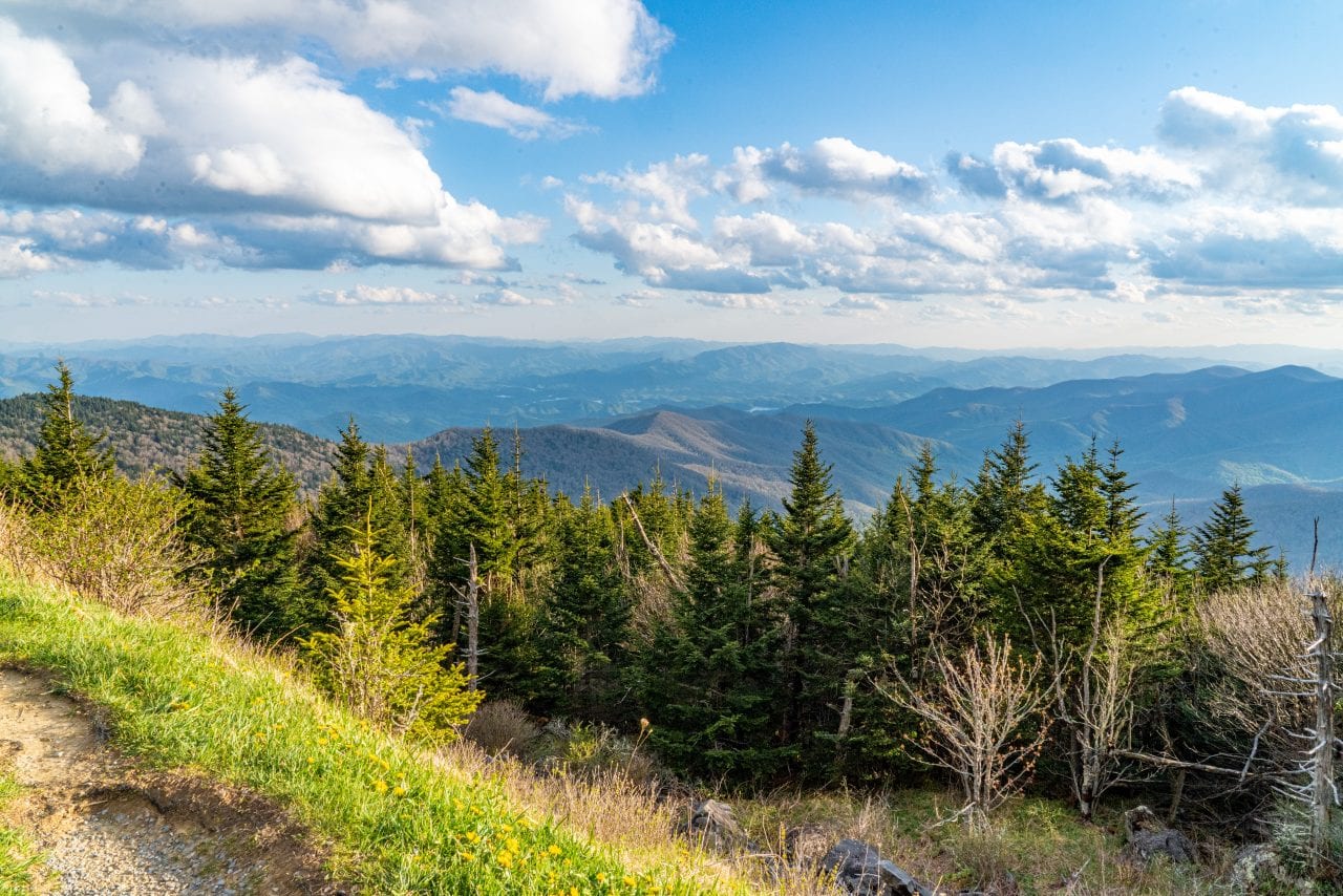 View from the Clingmans Dome trail