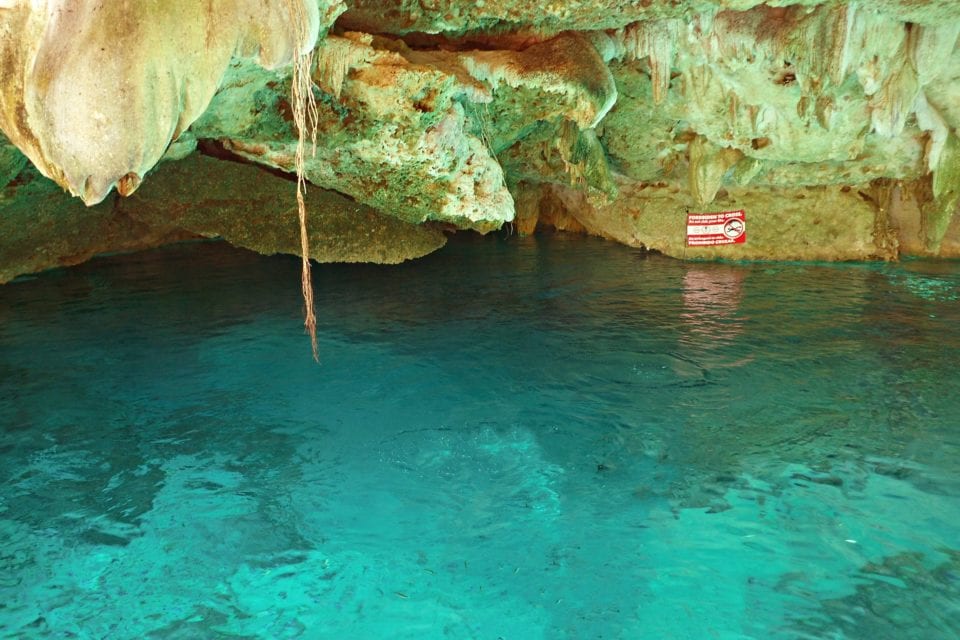 Dos Ojos Cenote from above