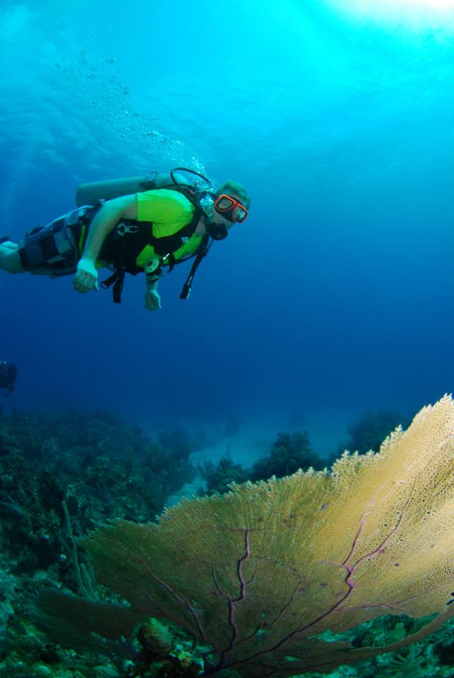 Ed scuba diving Nassau Bahamas