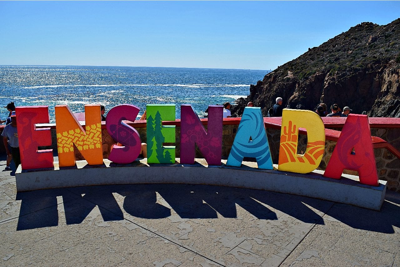 Ensenada sign from our Baja trip