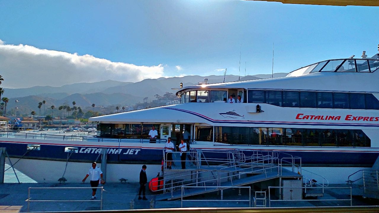 Catalina Express in Avalon Harbor