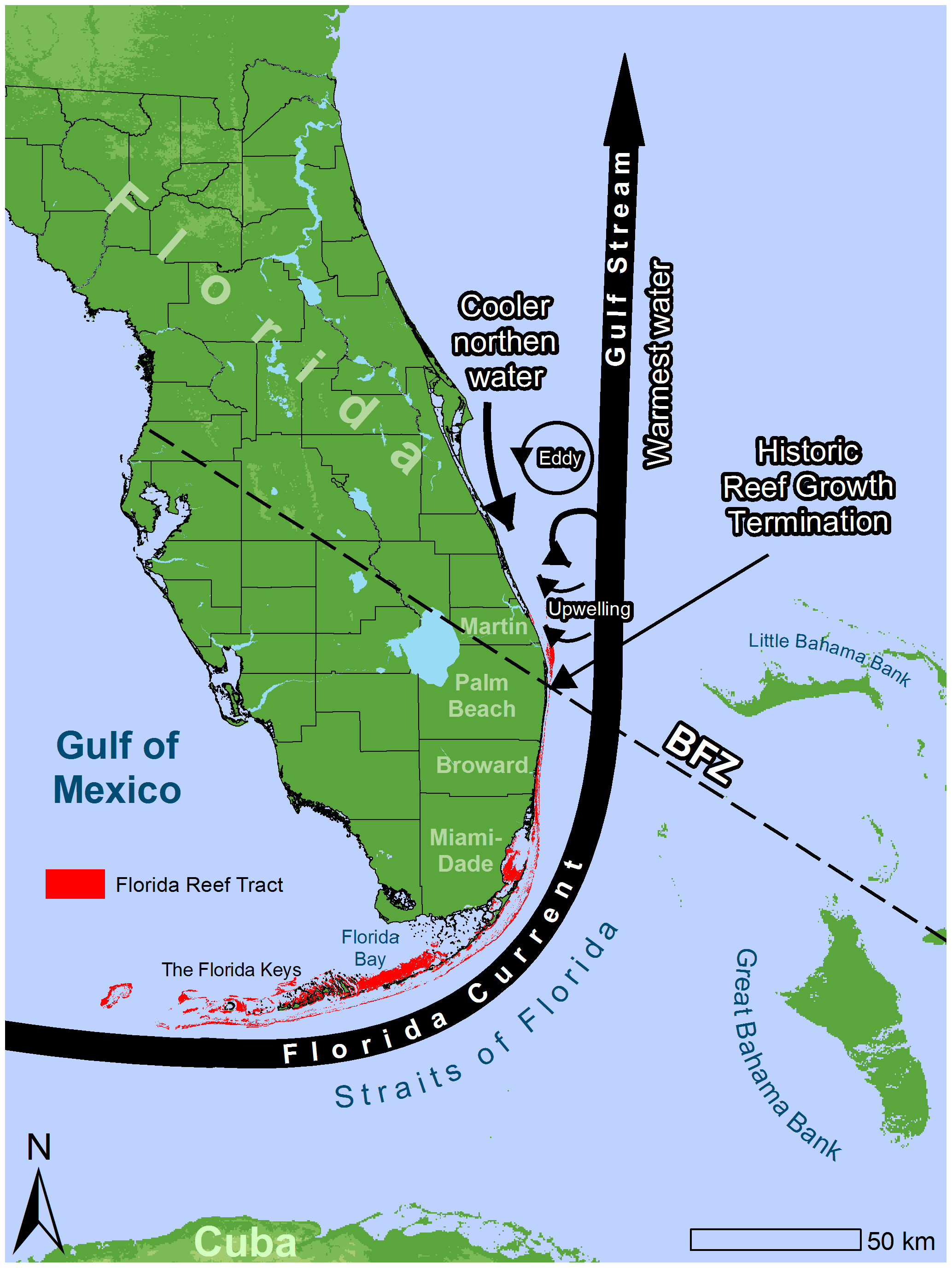Florida Current Map