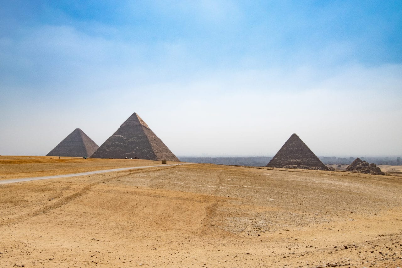 Pyramid complex on the Giza Plateau