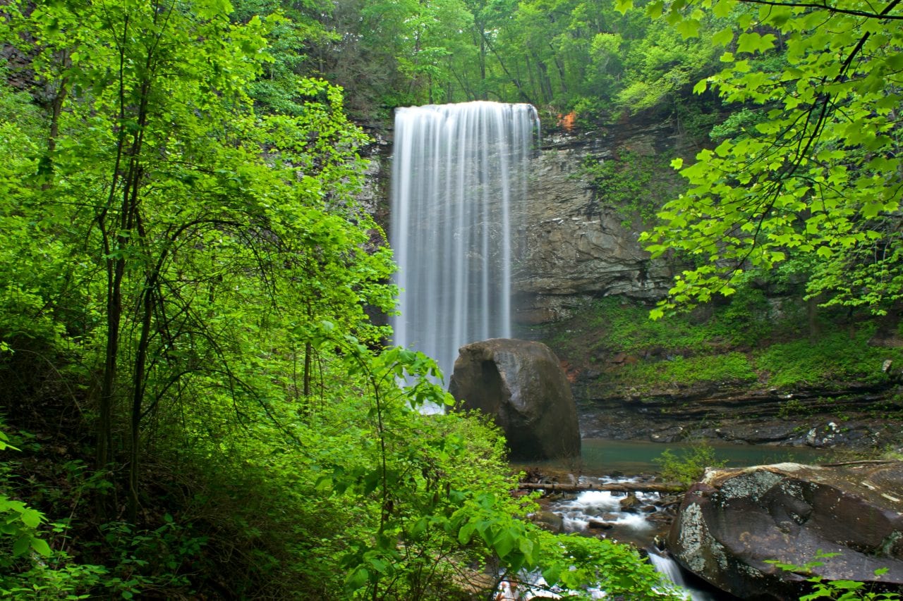 A simple water purifier will let you drink from Hemlock Falls in Cloudland Canyon
