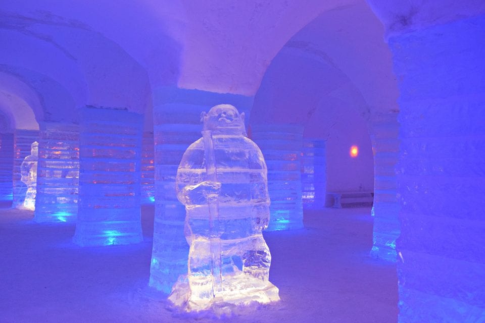 Ice sculpture Sorrisniva