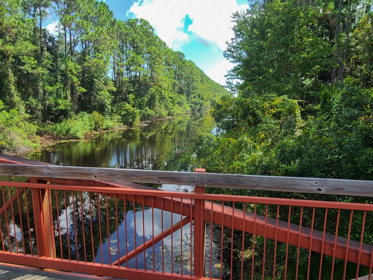 Lehigh Trail- bridge over the creek