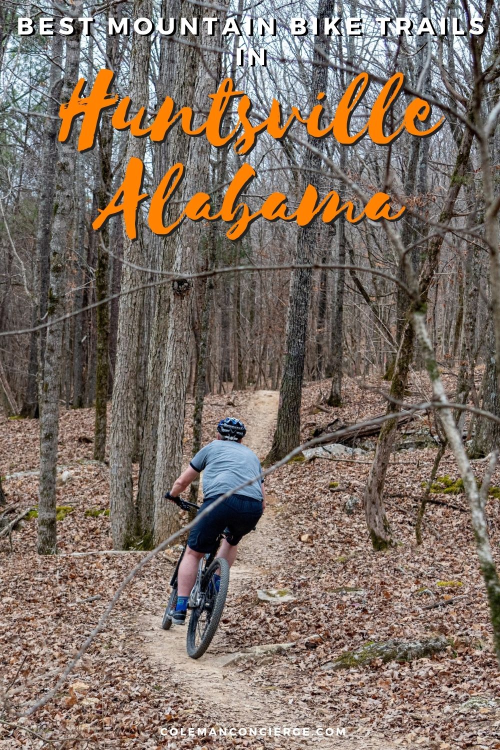Fall mountain biking Huntsville Alabama
