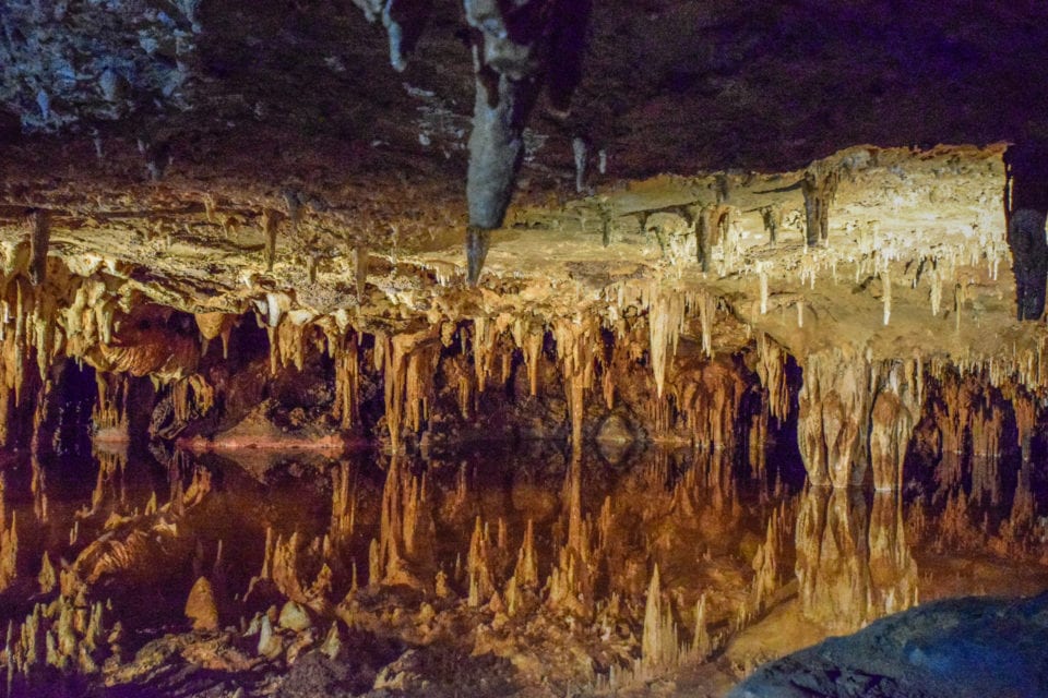 Luray Caverns reflection lake