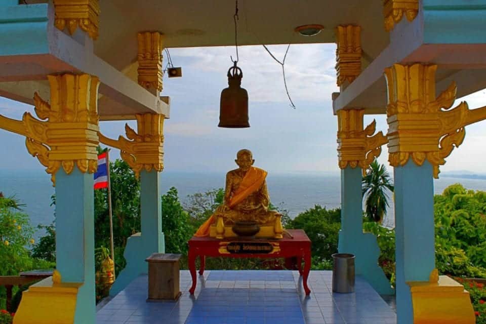 Monk Statue Phra Mahathat Chedi Baan Grood