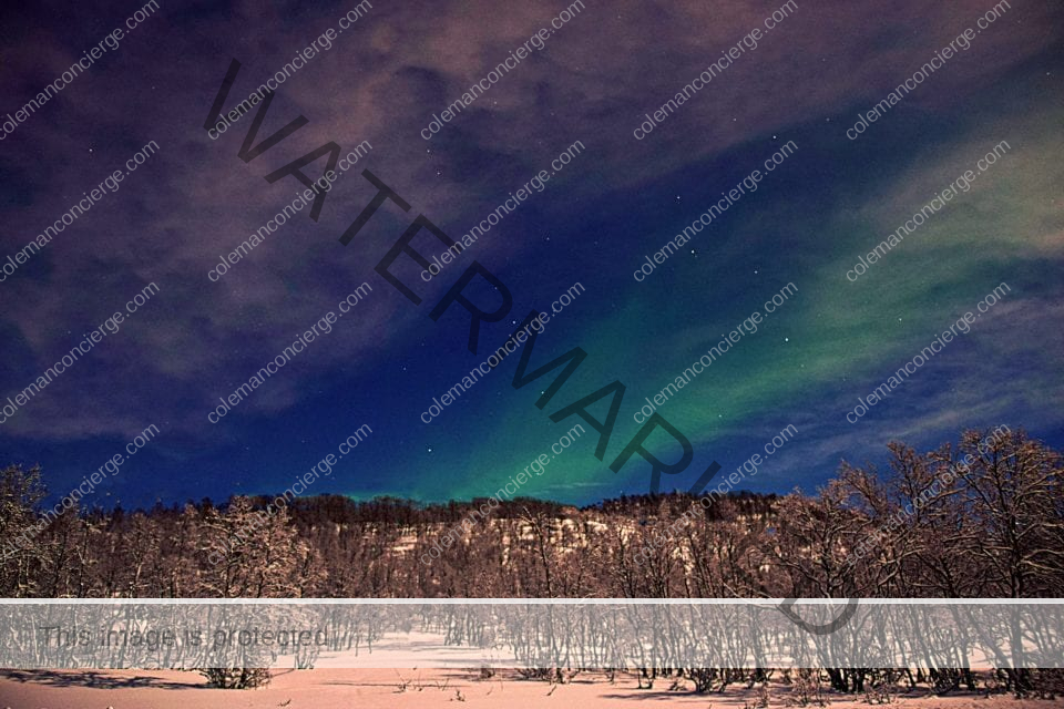 Northern lights near Alta Norway