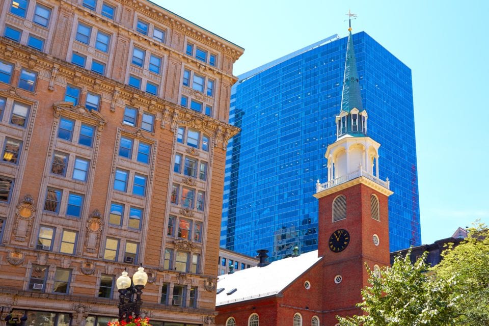 Old South Meeting House Boston via Canva