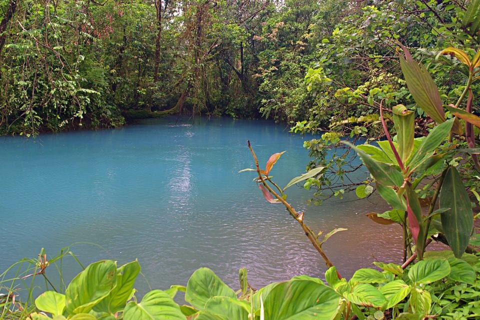 Laguna Azul at Rio Celeste