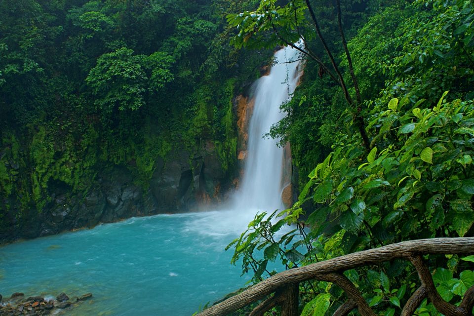 Rio Celeste is beautiful, but buggy. Pack your deet!