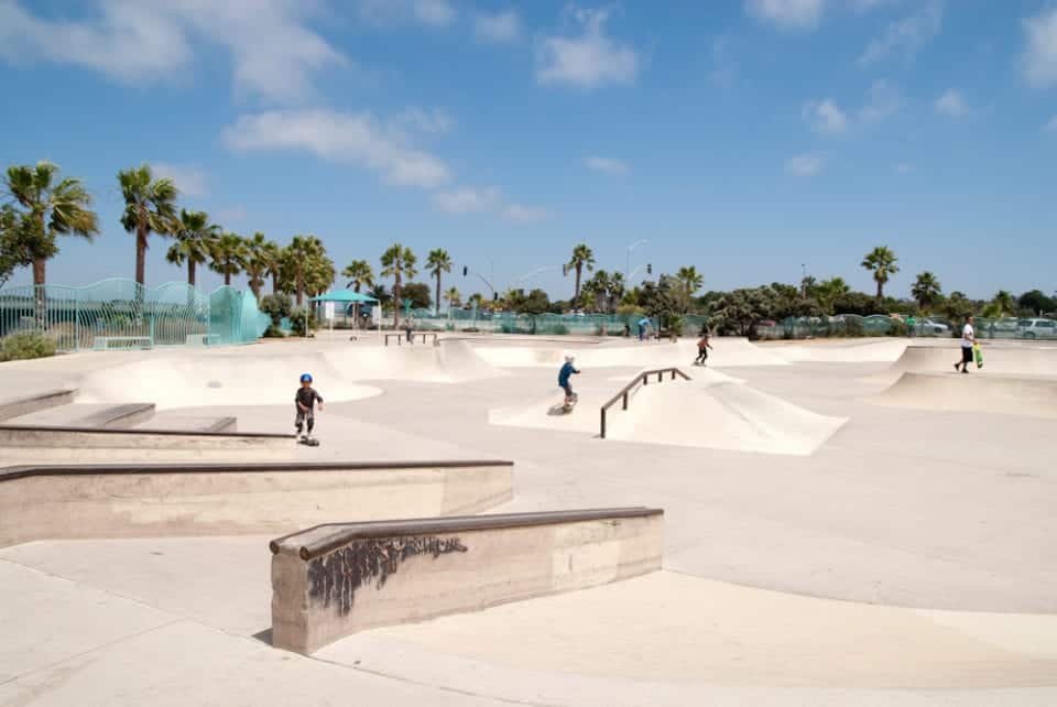 Rob Field Skate Park in Ocean Beach - photo credit -> oceanbeach
