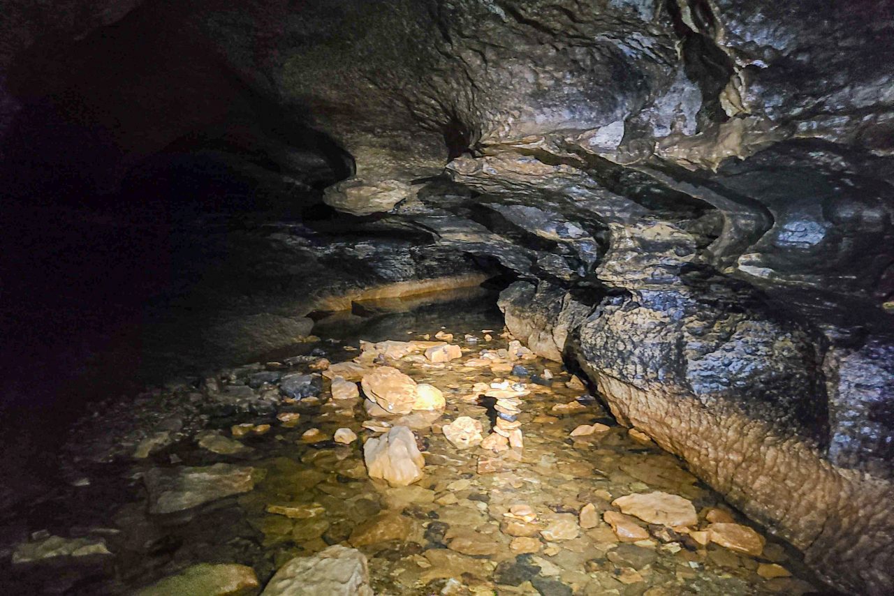 Rock Bridge State Park- Inside Conner's Cave