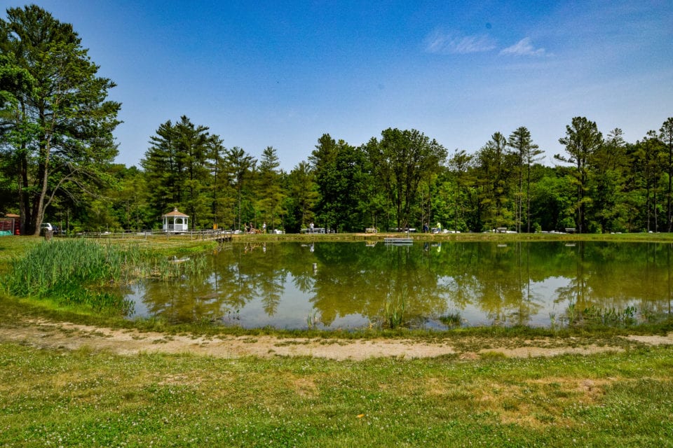 Shenandoah Campground fishing lake