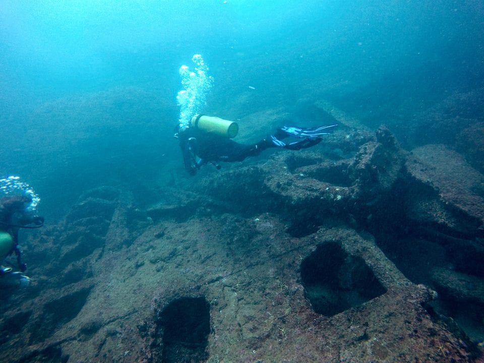 Scuba Diver exploring a wreck (not the Vandenburg)