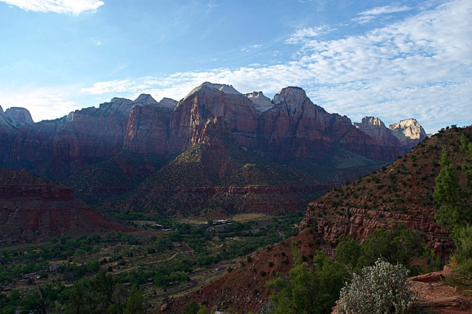 These are the views of Zion National Park that you will see from the Watchman Trail