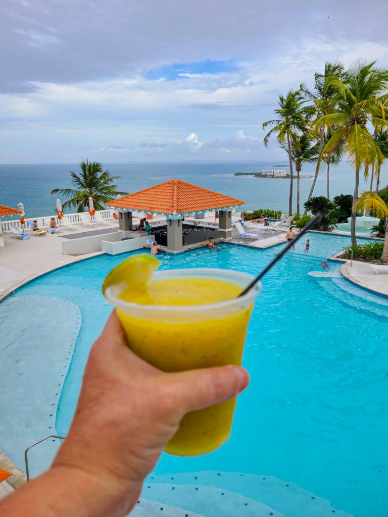 El Conquistador Resort Fajardo Puerto Rico- mango mojitos