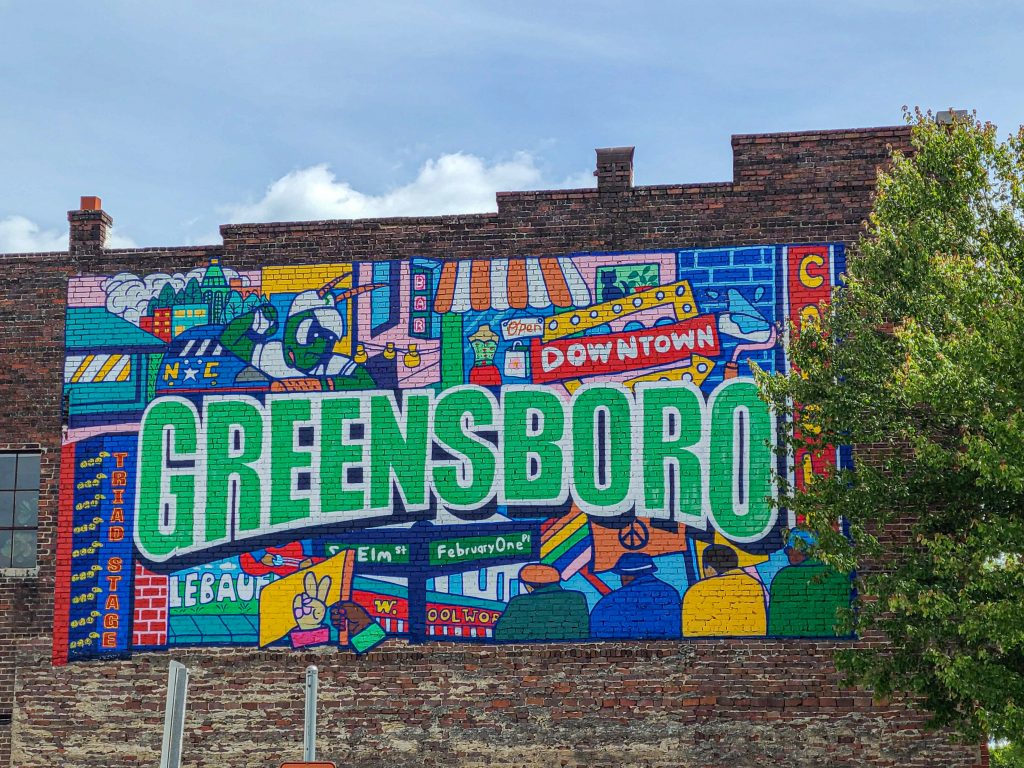 Downtown Greensboro Mural