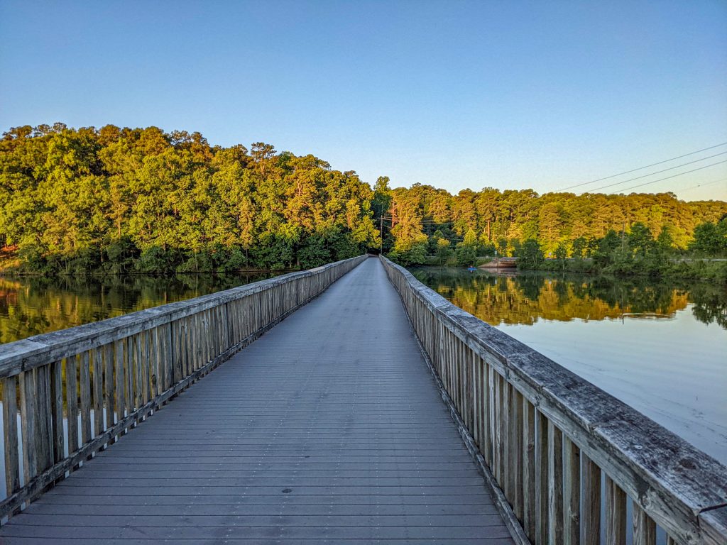 Bridge on the Johnson Lake Loop Trail