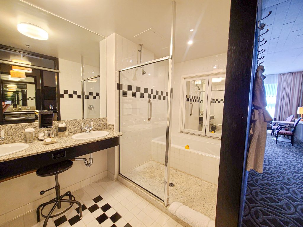Our oversized bathroom at the Proximity