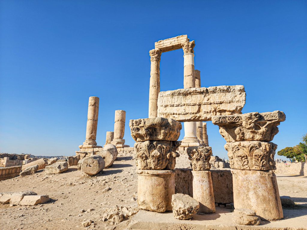 Amman Citadel Jordan- Greco Roman ruins