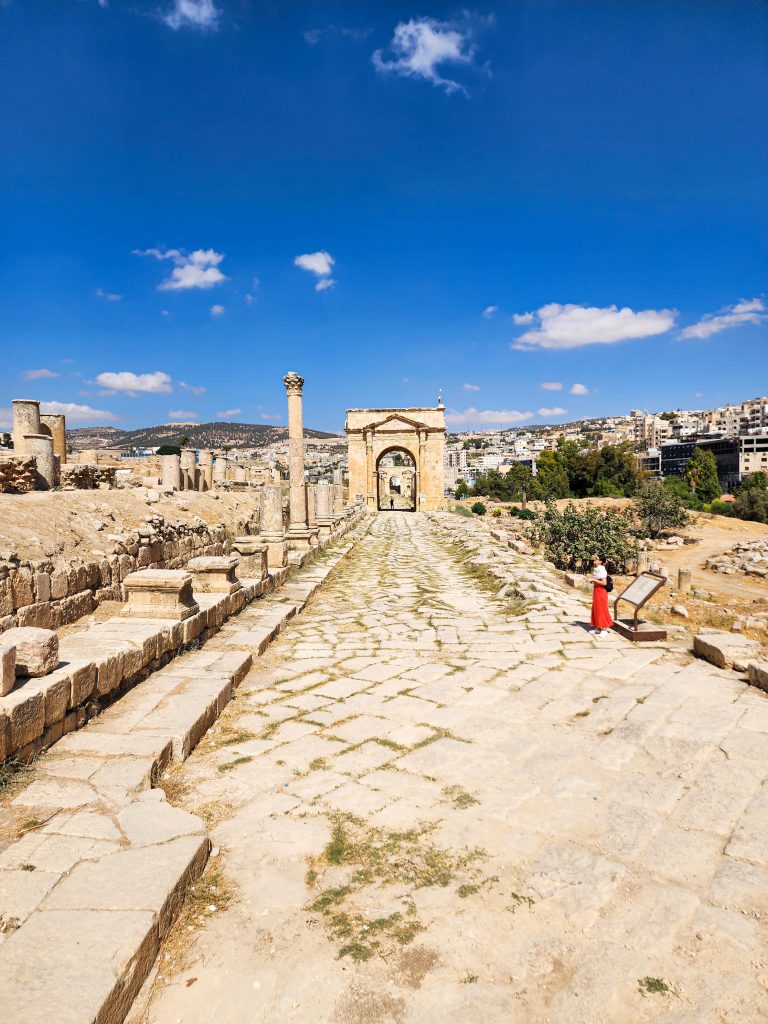 Jerash Jordan- Roman road