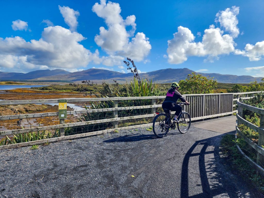 Mayo Trails Great Western Greenway from Achill Sound to Mulranny Co Donegal Ireland